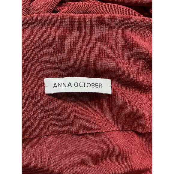 Anna October 'Holy' Red Long Sleeve Top Size S - Picture 4 of 5